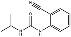 1-(2-cyanophenyl)-3-propan-2-ylurea Struktur