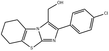 [4-(4-chlorophenyl)-7-thia-2,5-diazatricyclo[6.4.0.0^{2,6}]dodeca-1(8),3,5-trien-3-yl]methanol Struktur