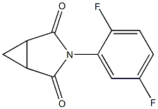 3-(2,5-difluorophenyl)-3-azabicyclo[3.1.0]hexane-2,4-dione Struktur