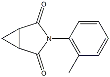 3-(2-methylphenyl)-3-azabicyclo[3.1.0]hexane-2,4-dione Struktur