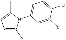 1-(3,4-dichlorophenyl)-2,5-dimethyl-1H-pyrrole Struktur