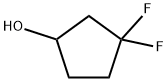 3,3-difluorocyclopentan-1-ol Struktur