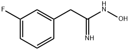 (Z)-2-(3-fluorophenyl)-N'-hydroxyethanimidamide Struktur