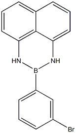 2-(3-Bromophenyl)-2,3-dihydro-1H-naphtho[1,8-de][1,3,2]diazaborine Struktur