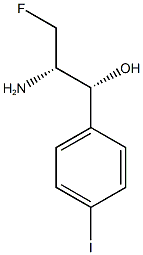 (1R,2S)-2-amino-3-fluoro-1-(4-iodophenyl)propan-1-ol Struktur