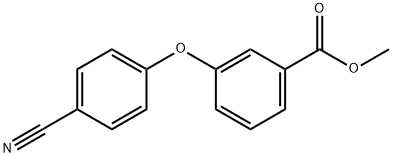 Methyl 3-(4-Cyanophenoxy)Benzoate Struktur