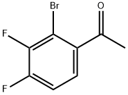 2-BROMO-3,4-DIFLUOROACETOPHENONE Struktur