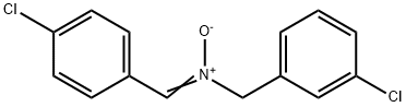 (Z)-[(3-chlorophenyl)methyl][(4-chlorophenyl)methylidene]oxidoazanium Structure