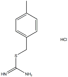 Carbamimidothioic acid,(4-methylphenyl)methyl ester, hydrochloride (1:1) Struktur