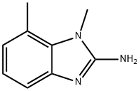 1,7-Dimethyl-1H-benzo[d]imidazol-2-amine Struktur