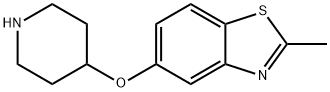 2-Methyl-5-(Piperidin-4-Yloxy)Benzo[D]Thiazole Struktur