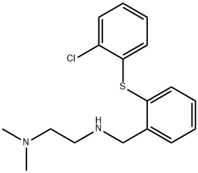 N1-(2-(2-Chlorophenylthio)Benzyl)-N2,N2-Dimethylethane-1,2-Diamine Struktur