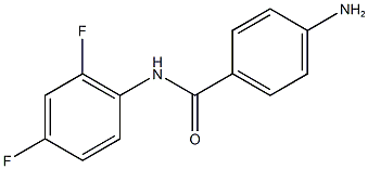 4-amino-N-(2,4-difluorophenyl)benzamide Struktur