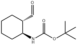 tert-butyl N-[(1S,2S)-2-formylcyclohexyl]carbamate Struktur