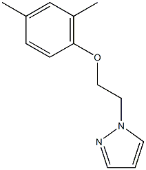 1-[2-(2,4-dimethylphenoxy)ethyl]-1H-pyrazole Struktur