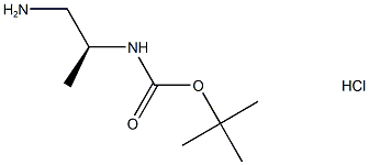 S-2-N-BOC-propane-1,2-diamine-HCl Struktur