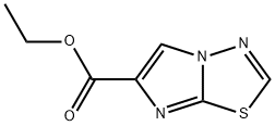 ethyl imidazo[2,1-b][1,3,4]thiadiazole-6-carboxylate Struktur