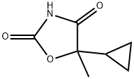 2,4-Oxazolidinedione,5-cyclopropyl-5-methyl-(6CI) Struktur