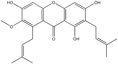 Alpha-mangostin Struktur