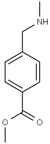 methyl 4-[(methylamino)methyl]benzoate Struktur