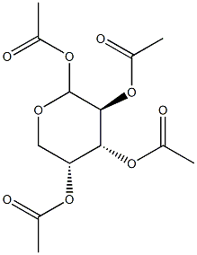 (3s,4r,5r)-tetrahydro-2h-pyran-2,3,4,5-tetrayl tetraacetate Struktur