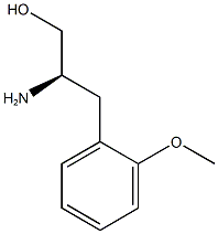 (r)-2-amino-3-(2-methoxyphenyl)propan-1-ol Struktur