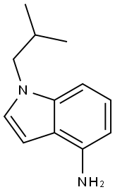 1-(2-methylpropyl)-1H-indol-4-amine Struktur