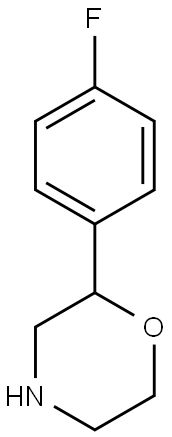 2-(4-FLUOROPHENYL)MORPHOLINE Struktur