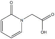 2-(2-oxo-1,2-dihydropyridin-1-yl)acetic acid Struktur