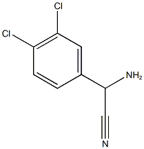 amino(3,4-dichlorophenyl)acetonitrile Struktur