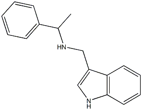 [(1H-indol-3-yl)methyl](1-phenylethyl)amine Struktur