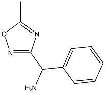 [(5-methyl-1,2,4-oxadiazol-3-yl)(phenyl)methyl]amine Struktur