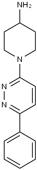 1-(6-phenylpyridazin-3-yl)piperidin-4-amine Struktur