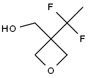 [3-(1,1-difluoroethyl)oxetan-3-yl]methanol Struktur