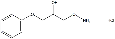 1-(aminooxy)-3-phenoxypropan-2-ol hydrochloride Struktur