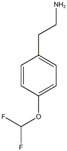 2-[4-(difluoromethoxy)phenyl]ethan-1-amine Struktur