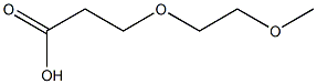 3-(2-methoxyethoxy)propanoic acid Struktur