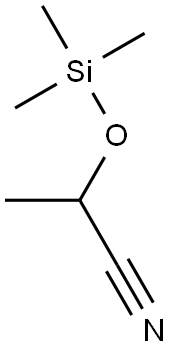 2-(Trimethylsilyloxy)propanenitrile Struktur