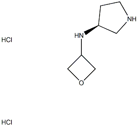 (3s)-n-(oxetan-3-yl)pyrrolidin-3-amine 2hcl Struktur