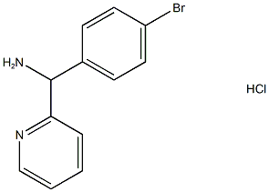 (4-bromophenyl)(pyridin-2-yl)methanamine hcl Struktur