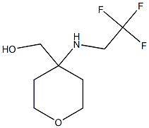 {4-[(2,2,2-trifluoroethyl)amino]tetrahydro-2H-pyran-4-yl}methanol Struktur