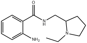 2-amino-N-[(1-ethylpyrrolidin-2-yl)methyl]benzamide Struktur