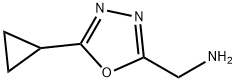 C-(5-Cyclopropyl-[1,3,4]oxadiazol-2-yl)-methylamine Struktur