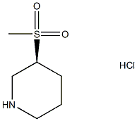 (s)-3-(methylsulfonyl)piperidine hcl Struktur