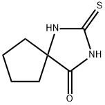 1,3-Diazaspiro[4.4]nonane-2,4-dione,2-thio-(8CI) Struktur