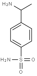 4-(1-aminoethyl)benzene-1-sulfonamide Struktur