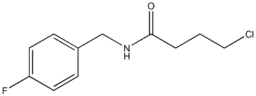 4-chloro-N-(4-fluorobenzyl)butanamide Struktur