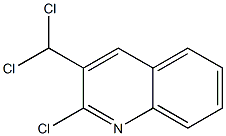 2-Chloro-3-(dichloromethyl)quinoline Struktur