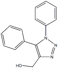 (1,5-diphenyl-1H-1,2,3-triazol-4-yl)methanol Struktur