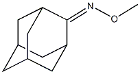 (1r,3r,5r,7s)-adamantan-2-one o-methyl oxime Struktur